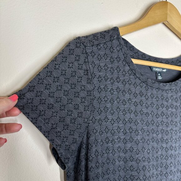 Toad & Co Windmere II Organic Cotton Dress Womens Size M Athleisure Pockets Gray - Picture 2 of 7